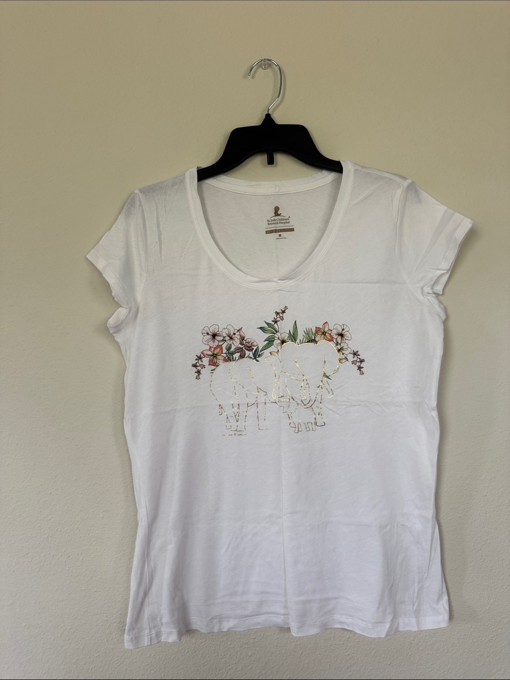 Elephant -Scoop Neck Tee with Floral Graphic from NY&CO St. Jude Fundraiser